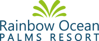 Rainbow Ocean Palms Logo